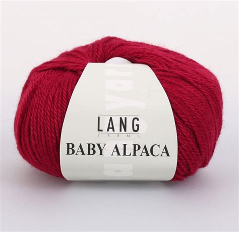 Baby Alpaca Lang Yarns Rot Online Bestellen