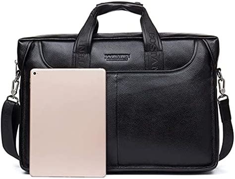 Amazon Bostanten Leather Briefcase Handbag Messenger Business