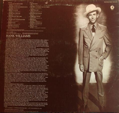 Hank Williams The Collector S Hank Williams Volume 3 Lp Comp Ebay