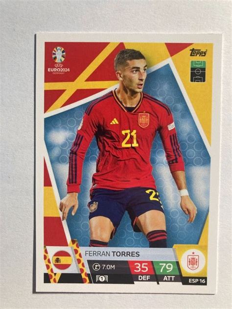 Match Attax Euro 2024 FERRAN TORRES ESP 16 Karte Kaufen Auf Ricardo