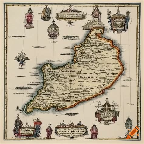 Vintage Map Of Bermuda On Craiyon