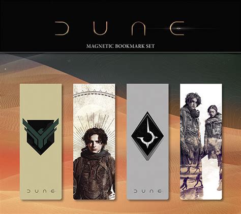 Dune Magnetic Bookmark Set 2 Profile Dark Horse Comics