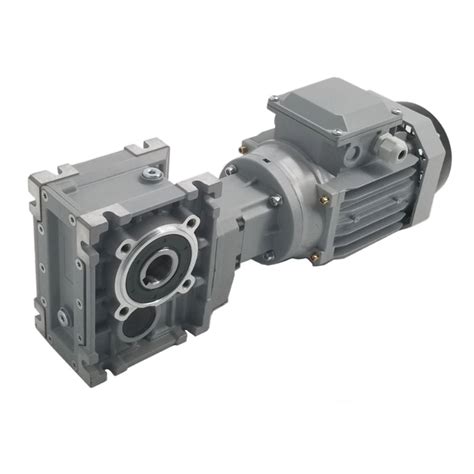 Km Series Hypoid Gear Motor Speed Reducer Gearbox With Electric Motor