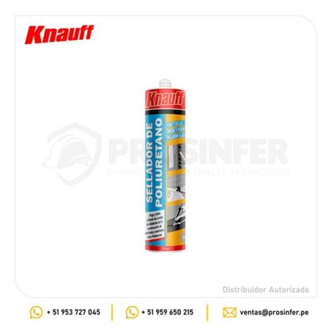 Sellador De Poliuretano Gris Ml Knauff En Per Prosinfer