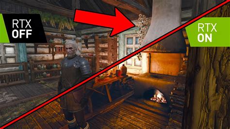 The Witcher 3 2023 Next Gen Ray Tracing Upgrade On Vs Off