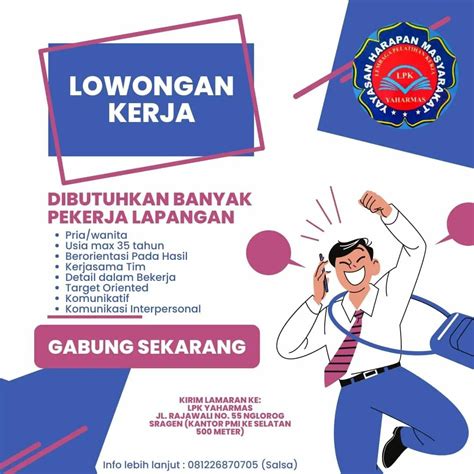 Lowongan Kerja Maret Yayasan Harapan Masyarakat Di Solo Info