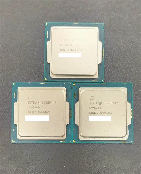 【やや傷や汚れあり】【3個セット】intel Corei7 6700 34ghz8mblga1151sr2l2skylakeの落札