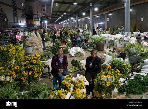 Dounan Flower Market In Kunming Yunnan Province China Stock Photo Alamy