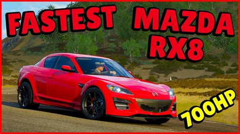 FASTEST MAZDA RX 8 DRAG TUNE 2011 Mazda RX8 Drag Build Tune Forza