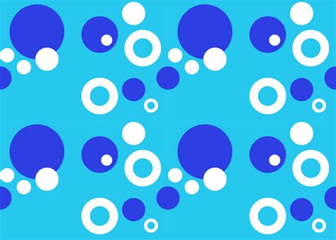 Seamless Pattern Blue Circle Graphic by Blue Ocean · Creative Fabrica