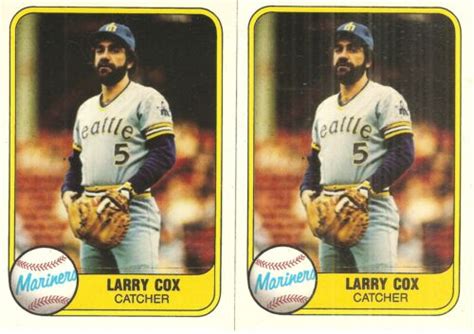 2 CARD LARRY COX BASEBALL CARD LOT 822 EBay