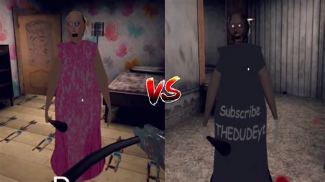 Dude Granny VS Gorgeous Granny Differences Jumpscares YouTube