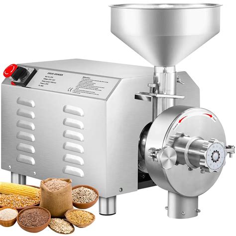 Buy Vevor Soybean Grinder Commercial Grinding Machine For Spices W