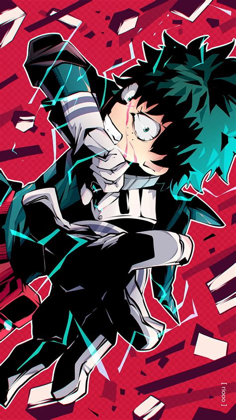 Izuku Midoriya One For All Full Cowling My Hero Academia Phone