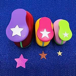 Amazon Worldoor Set Of 3PCS Star 5 8 Inch 1 Inch 1 5 Inch Craft