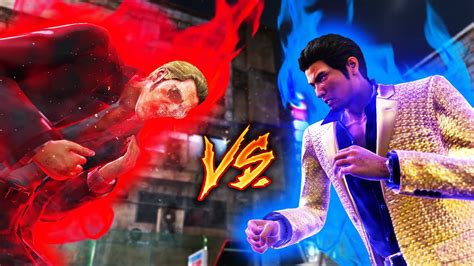 Lineage Of Clan Kazuma Kiryu Vs Kazuya Amon W Style Yakuza