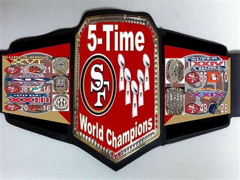 San Francisco 49ers 5-Time Super Bowl Champions (Rings)