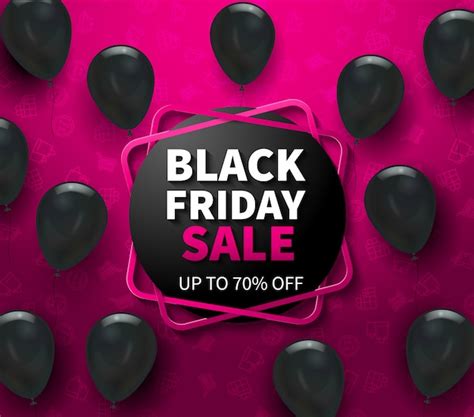 Free Vector Pink Black Friday Sticker Collection