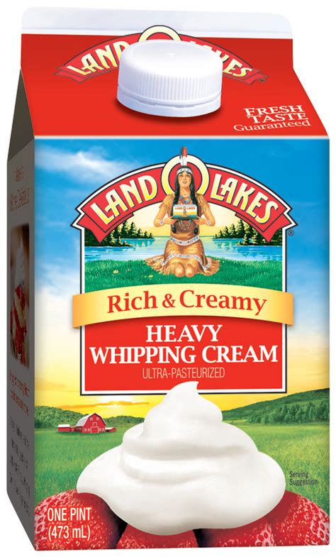 Land O Lakes Heavy Whipping Cream 16 Ounce 12 Per Case