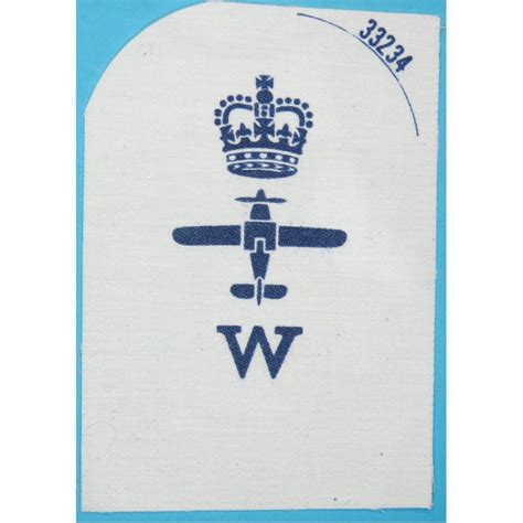 Fleet Air Arm Weapons Plane W Crown Naval Insignia