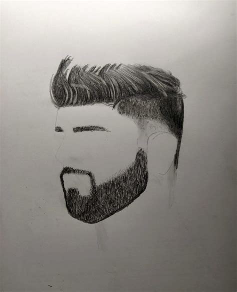 How To Draw A Beard Easy Step By Step Drawing Tutorials