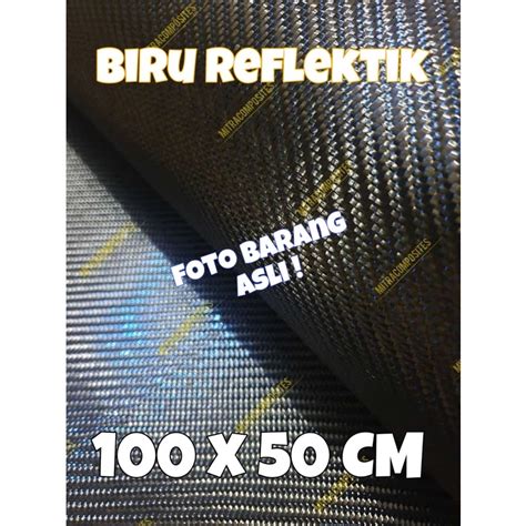 Jual Serat Carbon Kevlar Karbon Kevlar Fiber Biru Metalik Hologram