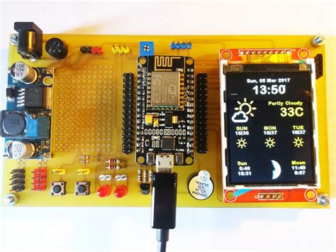 ESP8266 WiFi Module ( ESP8266 DevKit or NodeMCU ) TFT LCD 2.2 Inch ...