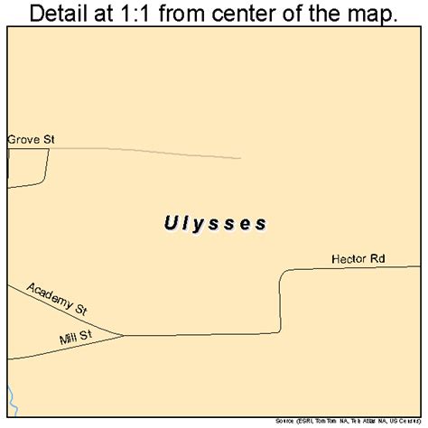 Ulysses Pennsylvania Street Map 4278240