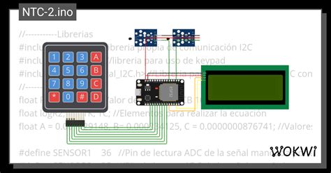 NTC 2 Ino Wokwi ESP32 STM32 Arduino Simulator