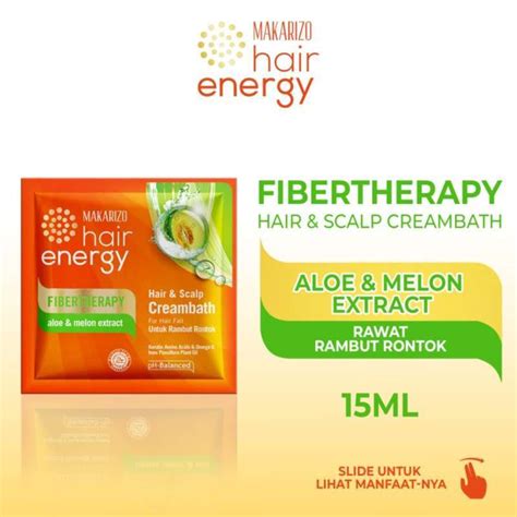 Jual Makarizo Hair Energy Fibertherapy Hair Scalp Creambath Aloe