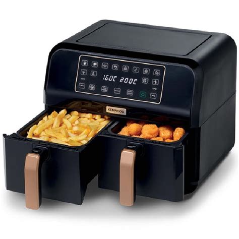 Air Fryer Friteuse à Air Kenwood Khealthy Fry Twin Hfp70000bk