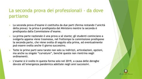 La Seconda Prova Degli Istituti Professionali Slide Del Mi Seconda