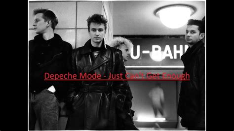 Depeche Mode Just Cant Get Enough Rmx Youtube