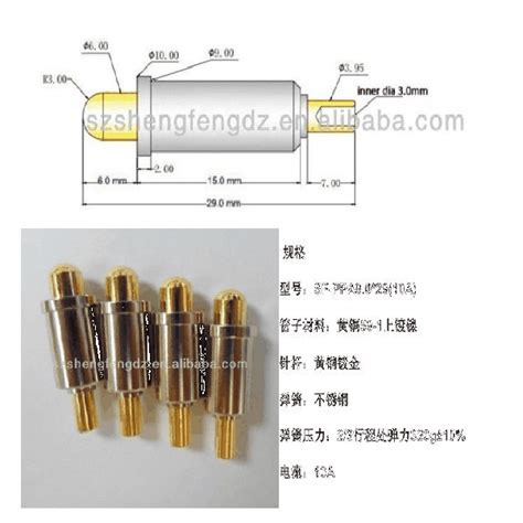 Smd Pogo Pin Pcb Test 10a Current