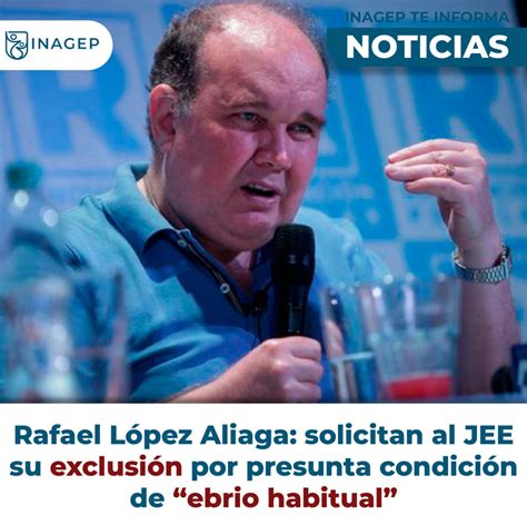 Rafael López Aliaga solicitan al JEE su exclusión por presunta