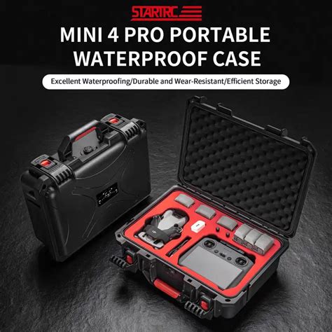 STARTRC For DJI Mini 4 Pro Hard Case Waterproof Box Portable Suitcase