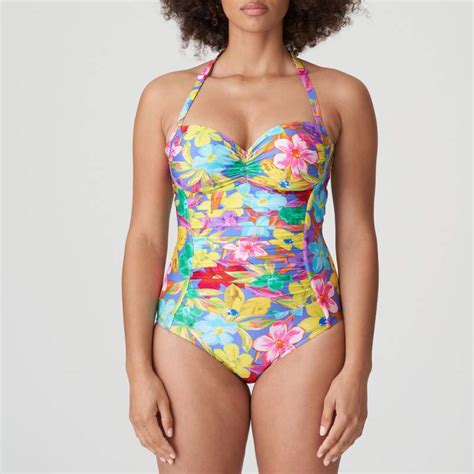 Maillot De Bain Une Pi Ce Fleur Moulant Unas Primadonna Rabais