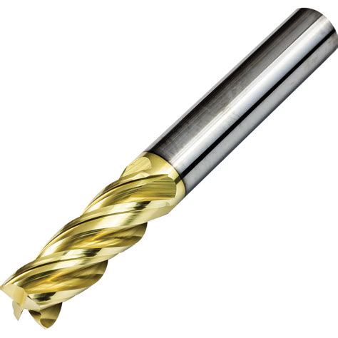 HRSA 12120075 0 25C 4 Flute Carbide End Mill For Titanum And HRSA 12mm