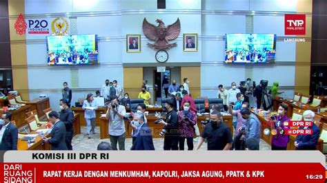 Live Streaming Komisi Iii Dpr Ri Rapat Kerja Dengan Menkumham Jaksa