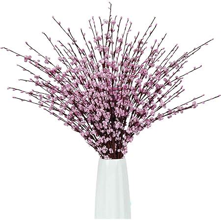 Amazon Misswarm Pcs Artificial Twigs Curly Willow Branches