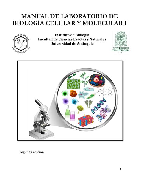 Manual Bio Cel Mol I Manual De Laboratorio De BiologÍa Celular Y