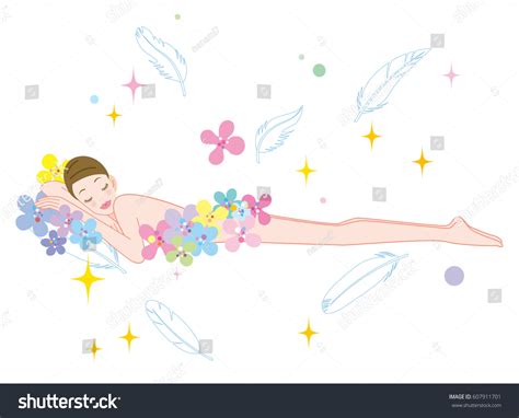 Woman Who Sleeps Naked Stock Vector Royalty Free Shutterstock