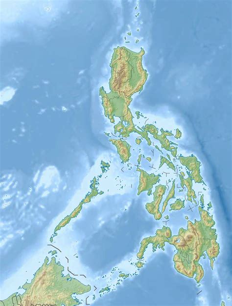 Physical Map Of Philippines