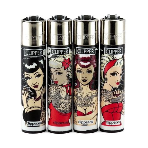 Clipper Rockabilly Pinups Lighters Clipper Lighter Rockabilly Lighter Design