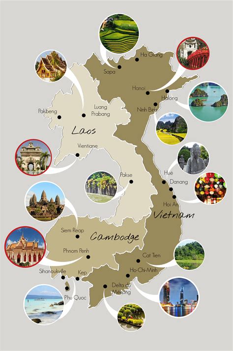 Vietnam Tourist Map