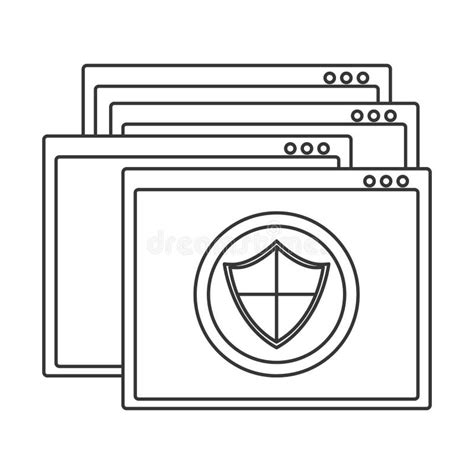 Shield Icon Image Stock Illustration Illustration Of Protection 84254157