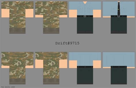 Roblox 2000s military uniforms by Drift9715 | Fiverr