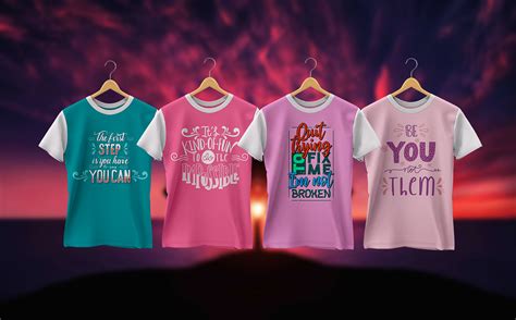 Typography T Shirt Bundle On Behance