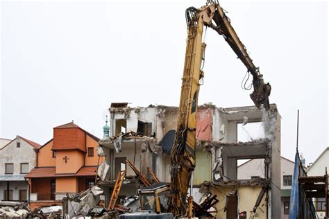 Demolition Of Flats Stock Photo Image Of Demolition 22412694
