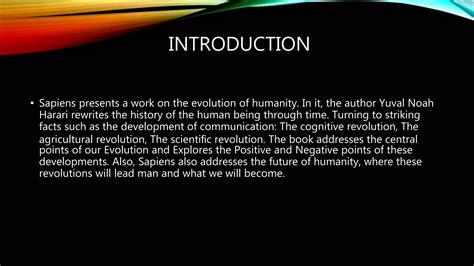 Sapiens A Brief History Of Human Kind Ppt